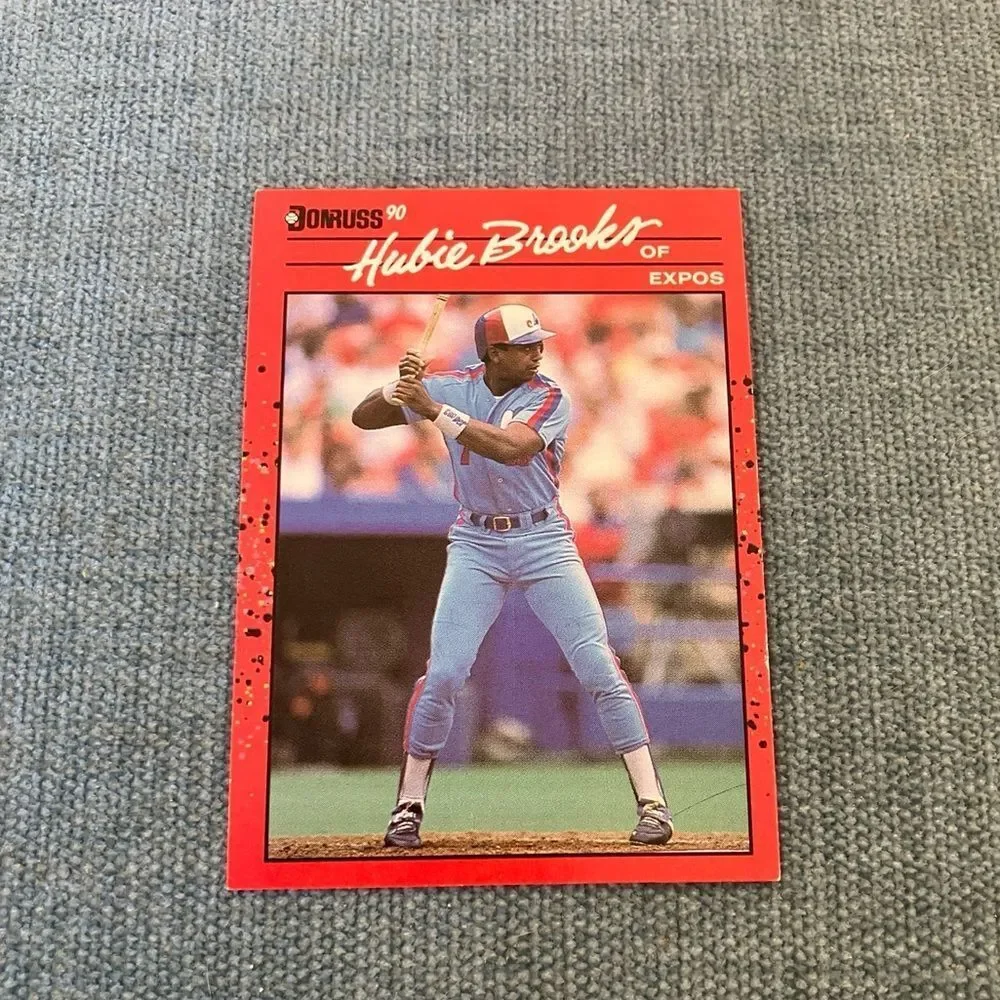 1990 Donruss Montreal Expos Baseball Card Trading Card